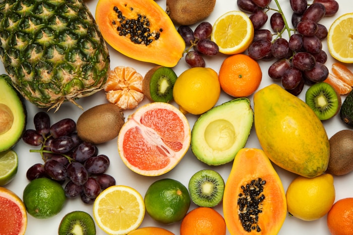 Fresh fruits variety
